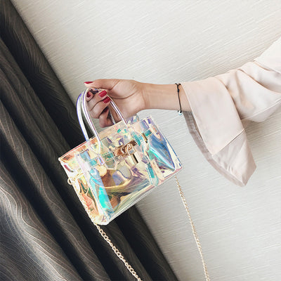 Bolsa de Playa Transparente Platinum