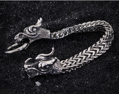 Pulsera de Poder Doble Dragón para Hombre - Image 6