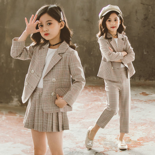 Blazer Doble Botonadura Infantil Tendencia Net Red