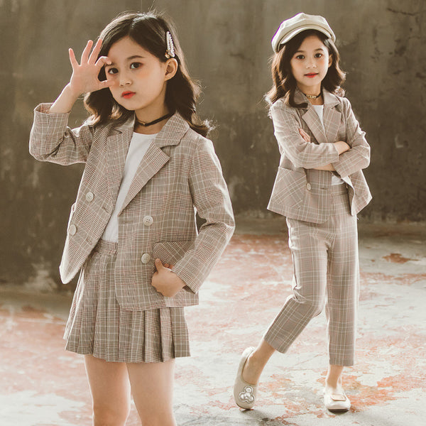 Blazer Doble Botonadura Infantil Tendencia Net Red