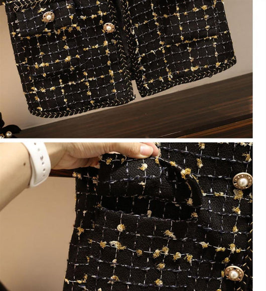 Conjunto de Tres Piezas Chaleco Occidental Delgado para Tallas Grandes - Image 14