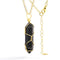 Dorado Copper Wire And Chain Vidrio Negro