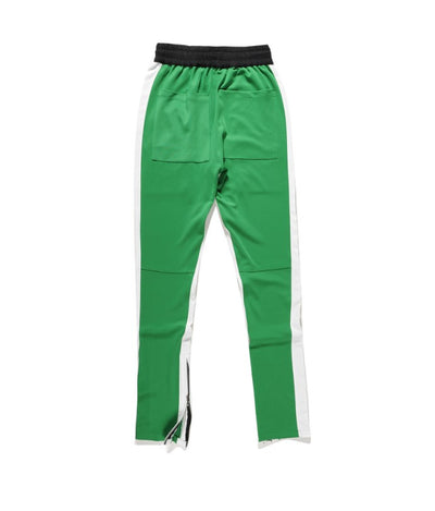 Pantalones Casuales Retro con Rayas de Color y Cierre Interno - Image 5