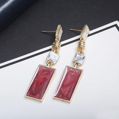 Aretes Rectangulares Elegantes - Image 4