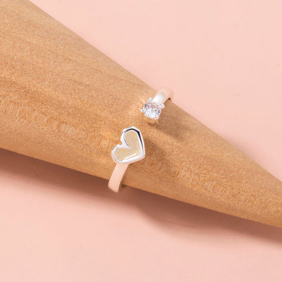 Anillo Ajustable Corazón Abierto Luminiscente - Image 7