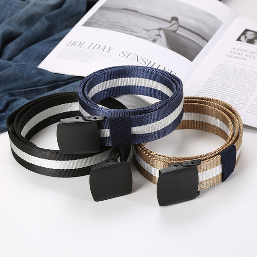 Cinturón de Lona para Hombre con Hebilla Automática Outdoor - Image 12