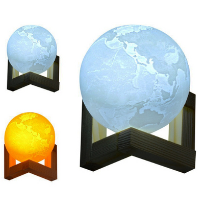 Lámpara 3D Tierra-Júpiter con Doble Color Táctil - Image 9