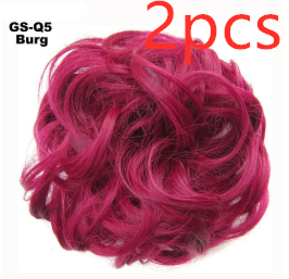 Moño Fluido Rizador con Cordón Ajustable - Extensión de Cabello Sintético - Image 24