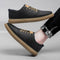 Tenis Casuales Hombre Cordones Punta Redonda Diseño Clásico