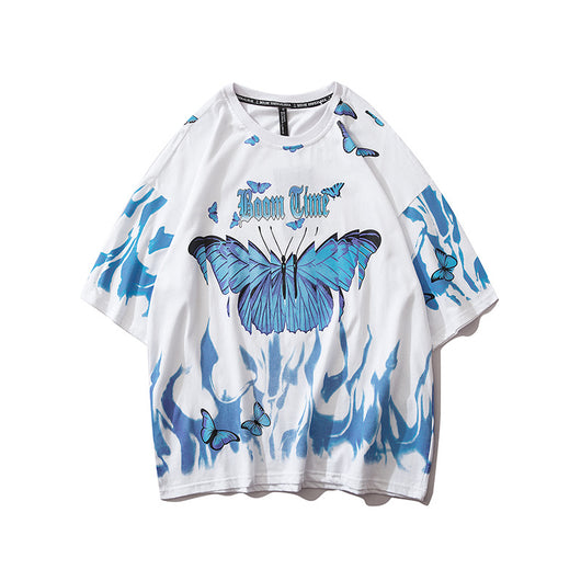 Camiseta Mariposa Tide de Manga Corta para Hombre - Image 3
