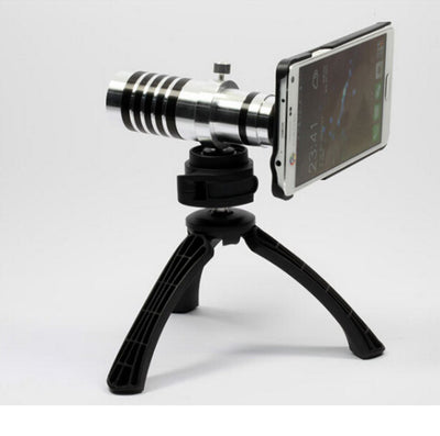 Soporte de Trípode Portátil y Ajustable para Celular y Cámara (Negro) - Image 3