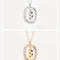Women's Light Luxury Alphabet Sterling Plateado Collarbone Necklace B Dorado