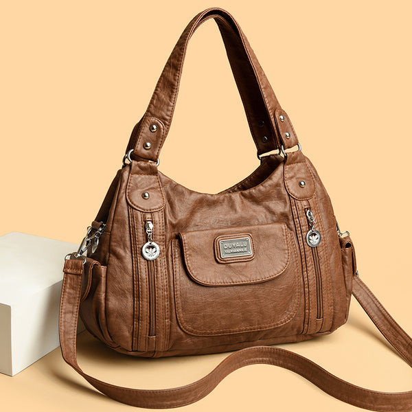 Bolso Tote de Moda para Mujer Estilo Retro Europeo Bolsa Mensajero Dumpling