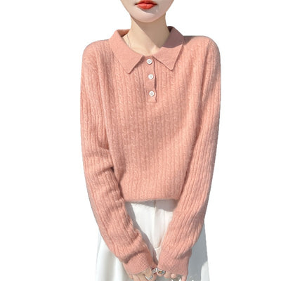 Suéter Holgado de Punto Acanalado para Mujer - Abrigo Versátil y Cómodo - Image 7