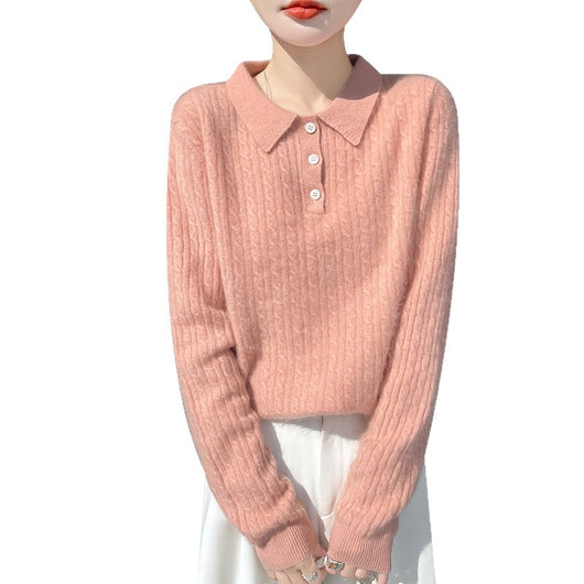 Suéter Holgado de Punto Acanalado para Mujer - Abrigo Versátil y Cómodo - Image 7