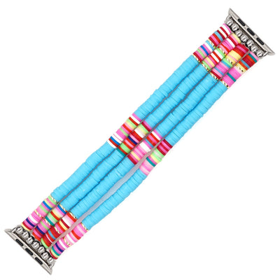 Correa de Reloj Artesanal en Cerámica Suave - Diseño Multicolor Negro - Image 14