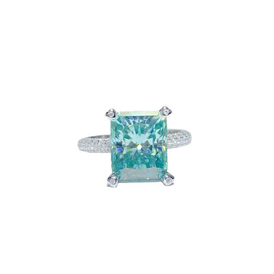 Anillo de Moissanita Para Green Ledean 5 Quilates - Brillo Eterno - Image 5