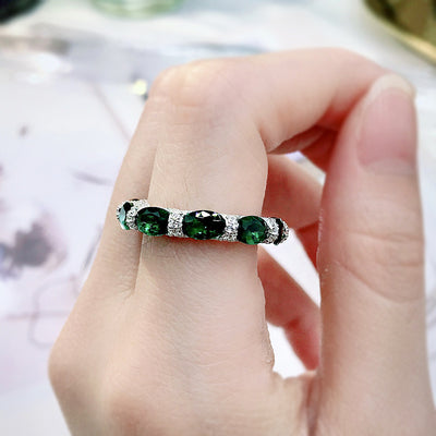 Anillo de Diamantes Completo para Mujer - Elegancia y Temperamento - Image 19