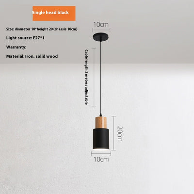 Lámpara de Techo Macarrón de Madera - Diseño Minimalista y Elegante - Image 9