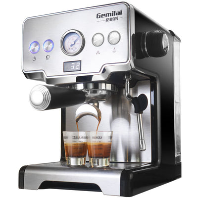 Cafetera Italiana Manual Semi-automática con Espumador de Leche - Image 5