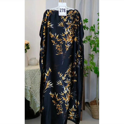 Chal Malayo Dividido con Patrón de Contraste para Mujer - Image 8