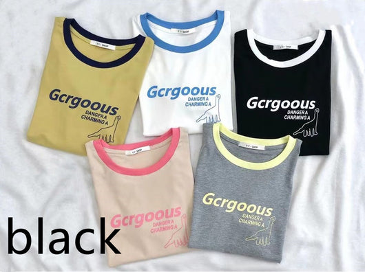 Playera Infantil de Algodón con Estampado de Dinosaurio - Ajuste Slim - Image 9