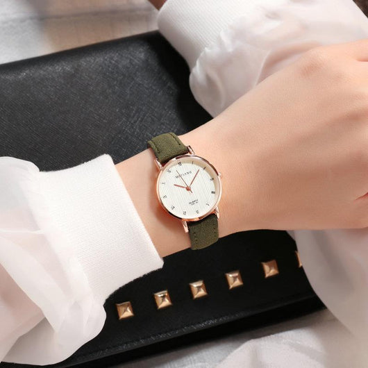 Reloj de Cuarzo para Dama Casual con Correa, Diseño de Pareja - Image 2