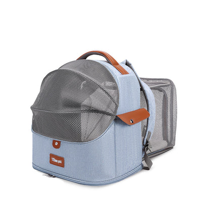 Mochila Transportadora Respirable para Gatos de Gran Capacidad Expandible - Image 8