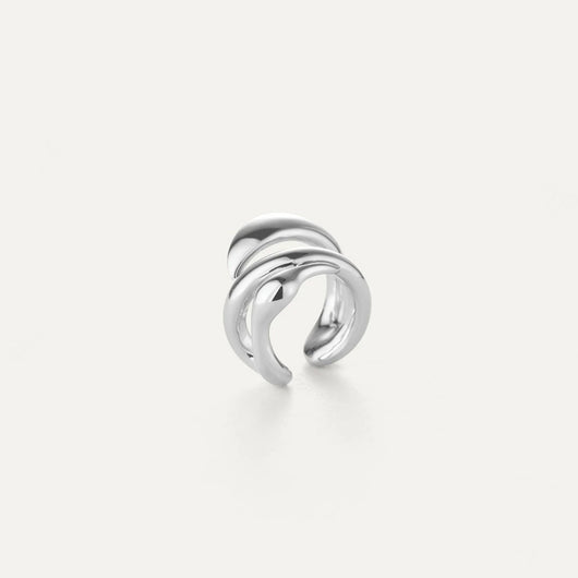 Arete Minimalista Multicapa para Cartílago - Clip Elegante Estilo Francés - Image 9