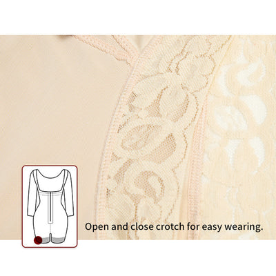 Body Moldeador Talla Grande con Mangas Largas y Cintura Alta - Image 8