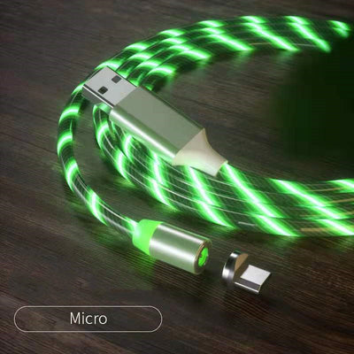 Cable de Carga Magnético Rápido con LED - USB Tipo-C, Micro USB y Lightning - Image 10