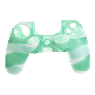 Funda Protectora Camuflaje para Control PS4 - Agarre Antideslizante Verde - Image 6
