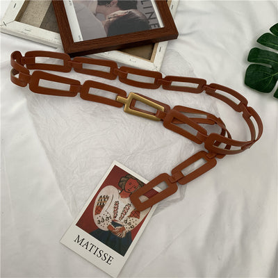 Cinturón Ancho con Cadena de Gancho - Image 10
