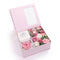 Caja de Jabón Floral en Forma de Corazón - Flores de Jabón Artesanal