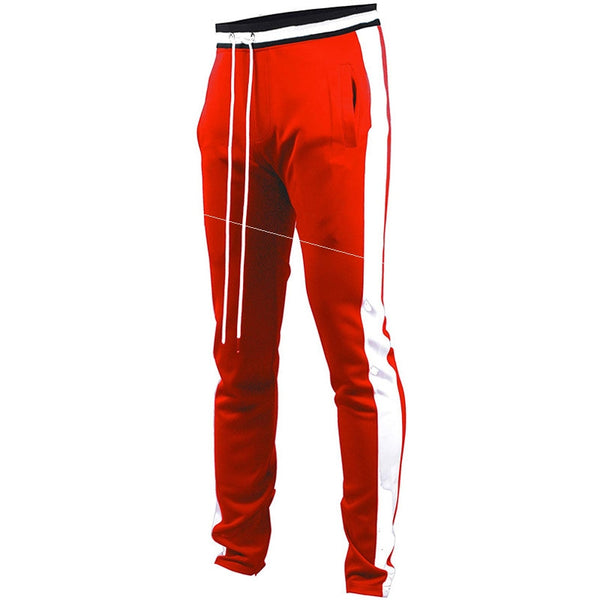 Pantalones deportivos de bloque de color para hombre