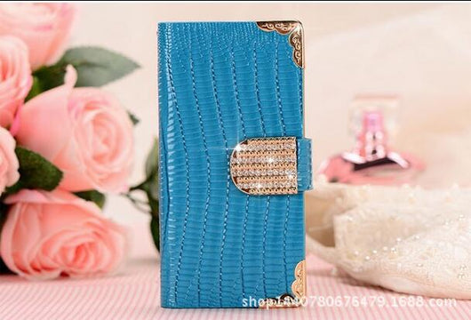 Cartera Protectora 5G Diamond con Funda de Cuero para iPhone 5S - Image 4