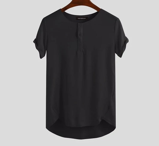 Playera Monocromática de Manga Corta para Hombre - Image 4