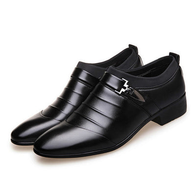Zapatos Formales de Cuero para Hombre Talla Grande - Estilo Business Casual - Image 2
