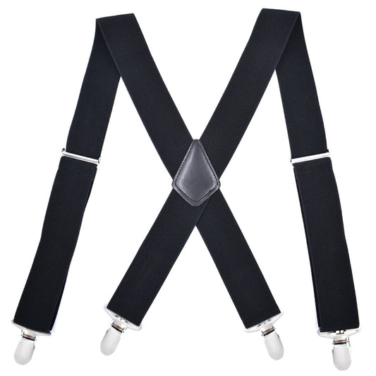 Tirantes Unisex 4 Clips Ajustables 5CM - Suspensores Elásticos Premium