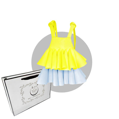 Blusa de Manga Larga con Falda Princesa y Tirantes - Image 6