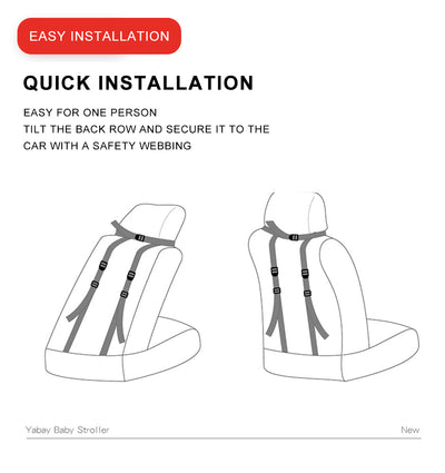 Asiento de Auto Portátil para Bebé con Instalación Fácil - Image 8