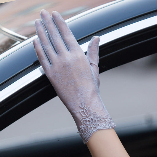 Guantes Femeninos de Seda de Hielo con Protección UV - Image 3