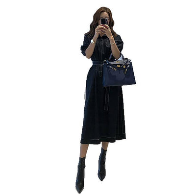 Vestido Elegante Estilo Hong Kong con Temperamento Frío - Image 7