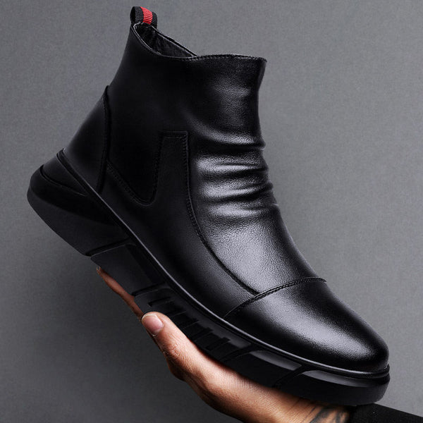 Botines Altos de Cuero Casual