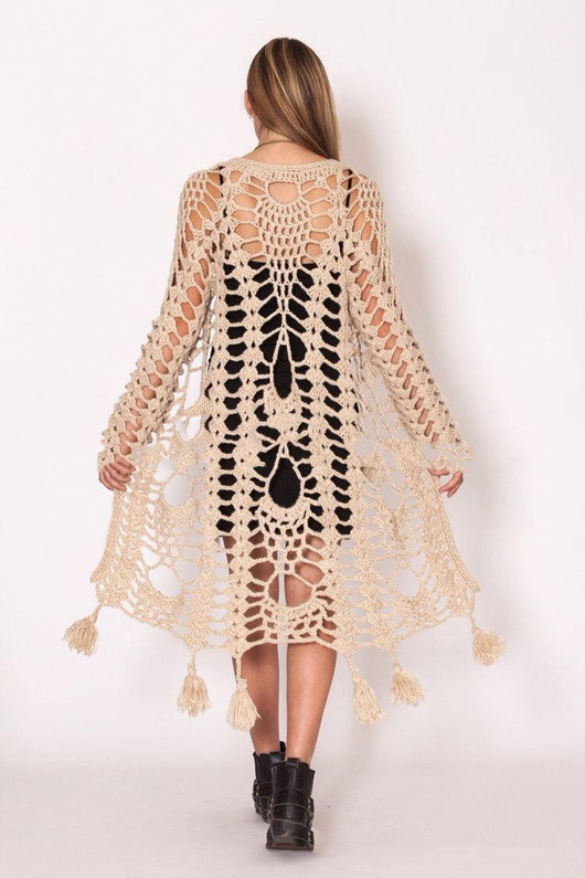 Cardigan de Lana Gruesa Tejido Holgado para Mujer - Image 6