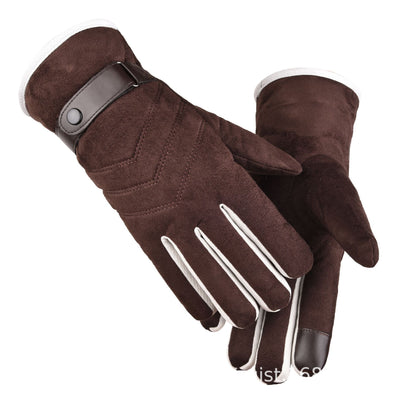 Guantes de Motocicleta Ante y Algodón - Protección y Comodidad para Conducción - Image 14