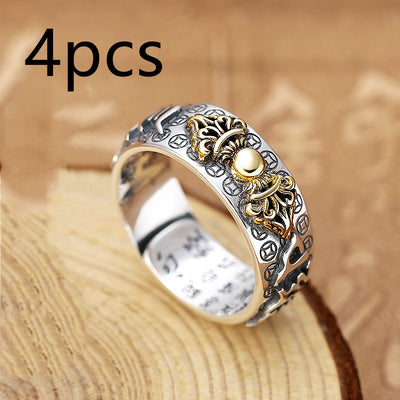 Anillo Pixiu Corazón Sutra Budista - Amuleto de Buena Suerte Unisex - Image 9