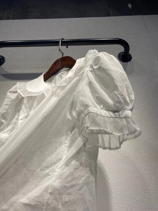 Blusa Vintage Francesa de Ramio Puro con Transparencia Sutil - Image 15