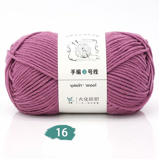 Lana Tejida a Mano Grosor Medio - Kit DIY con Aguja para Bufanda, Gorro y Abrigo - Image 25