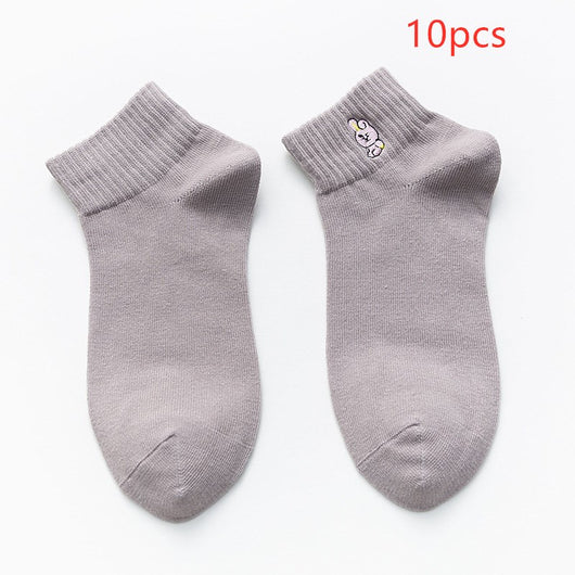 Calcetines Cortos Estilo Anime Japonés para Mujer - Image 23